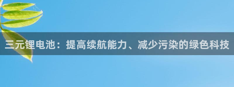 okpay钱包好用吗：三元锂电池：提高续航能力、减少污染的绿色科技
